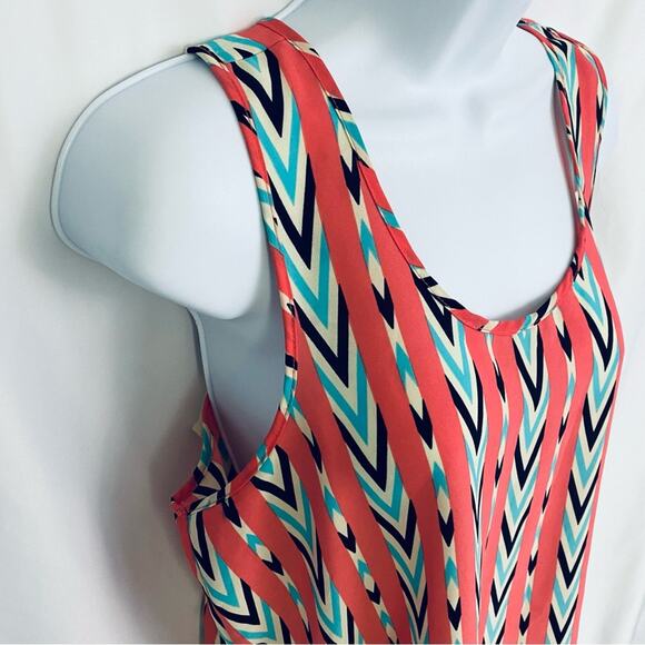 Charming Charlie Sleeveless Blouse Size Large - Picture 4 of 9